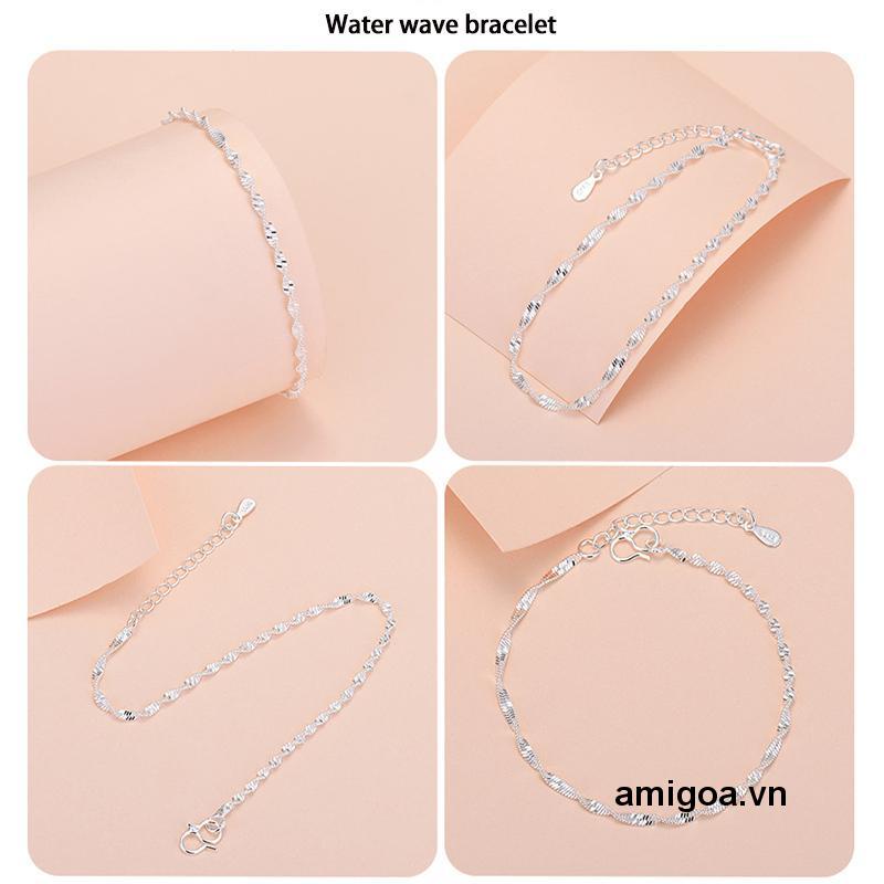 ✨✨Vòng Tay Bạc Xỏ Hạt Tròn Thời Trang