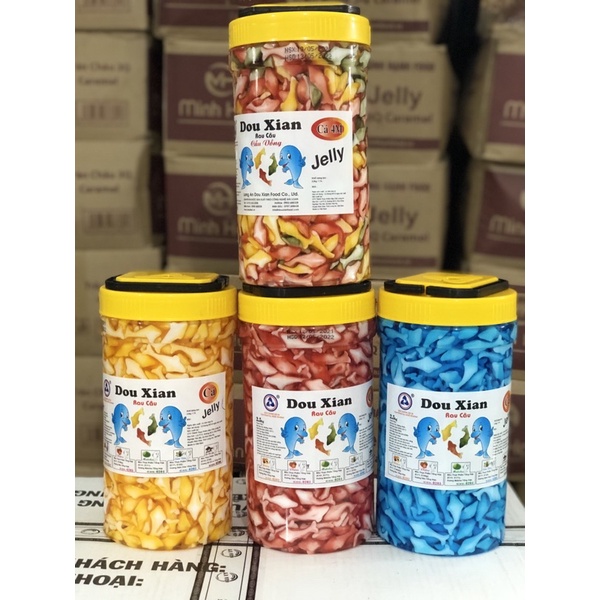 Thạch Cá 4 màu Dou Xian hàng huy 2kg5 | BigBuy360 - bigbuy360.vn