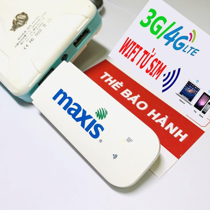 Bộ phát wifi không dây- Dcom Maxis 4G, wifi mọi lúc mọi nơi cho mọi người cùng xài