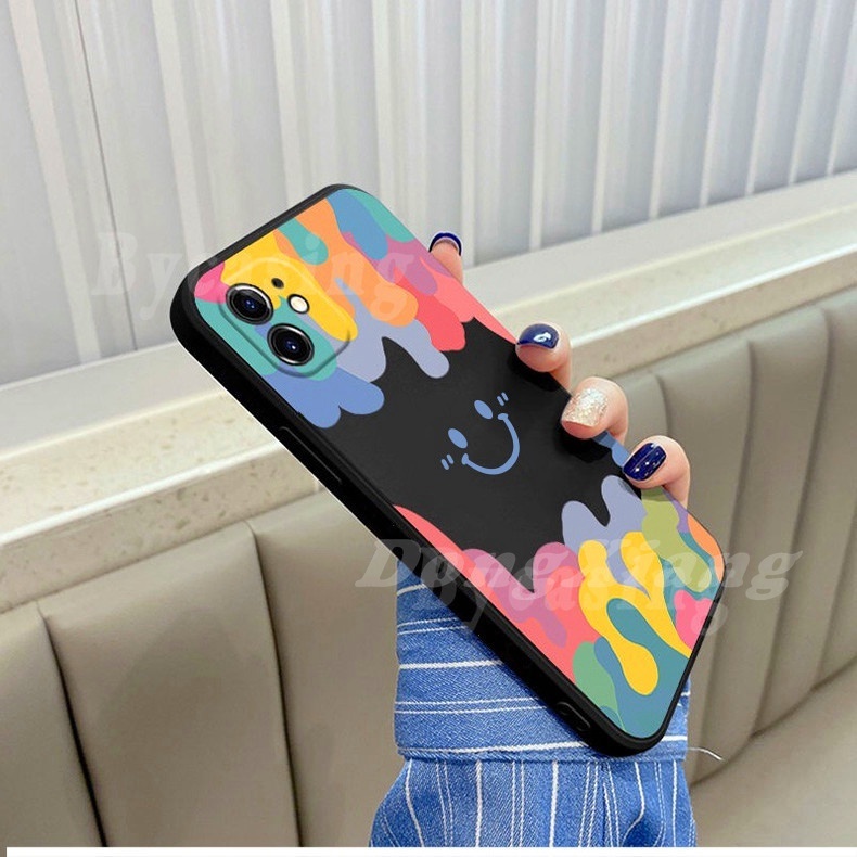 Ốp điện thoại TPU dẻo hình mặt cười thích hợp cho Iphone 12 Pro Max 12 Mini Iphone11 Pro Xr Iphone 6 7 8 Plus Iphone Xs