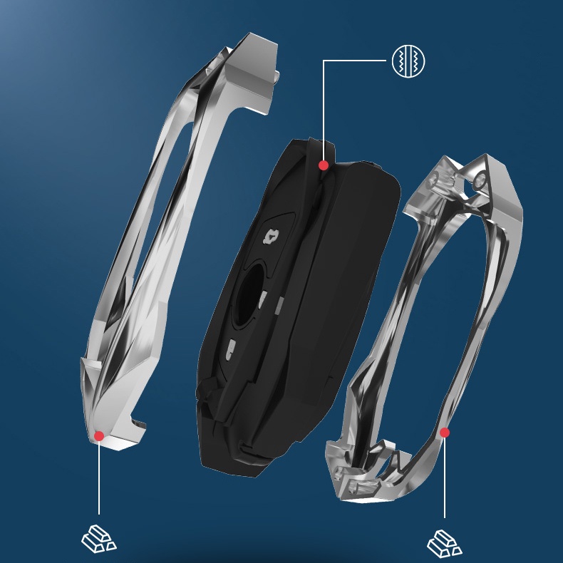 Vỏ Bọc Chìa Khóa Bằng Kim Loại Cho Xe Ô Tô Vinfast Lux A SA