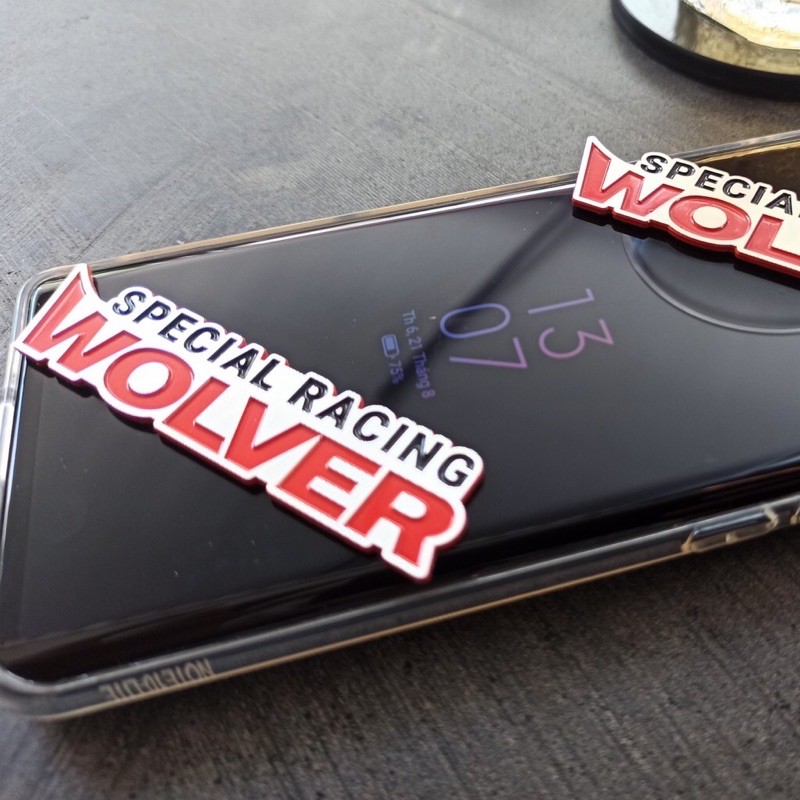 Tem nhôm cnc wolver special racing tuyệt đẹp