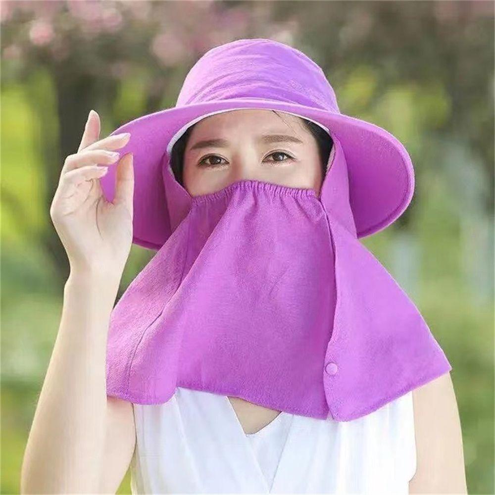 Nón Bucket Rộng Vành Che Nắng Ngoài Trời Cho Nữ