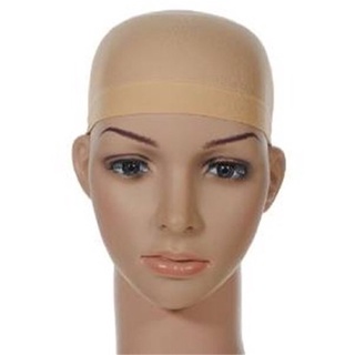 2 gói lưới trùm tóc trơn dùng đội tóc giả wig cap trơn
