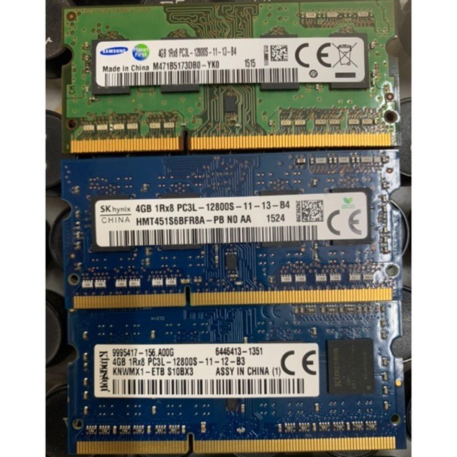 Ram Laptop DDR3L( PC3L) 8GB 4GB 2GB Bus 1600 MHz PC3L