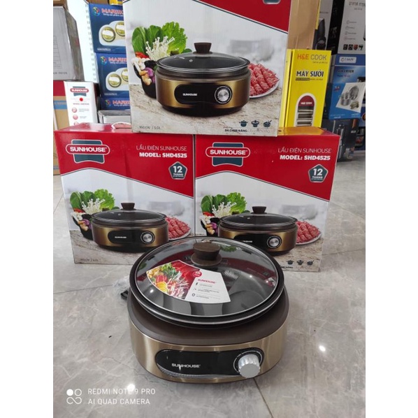 .Nồi lẩu điện sunhouse shd4525 chính hãng