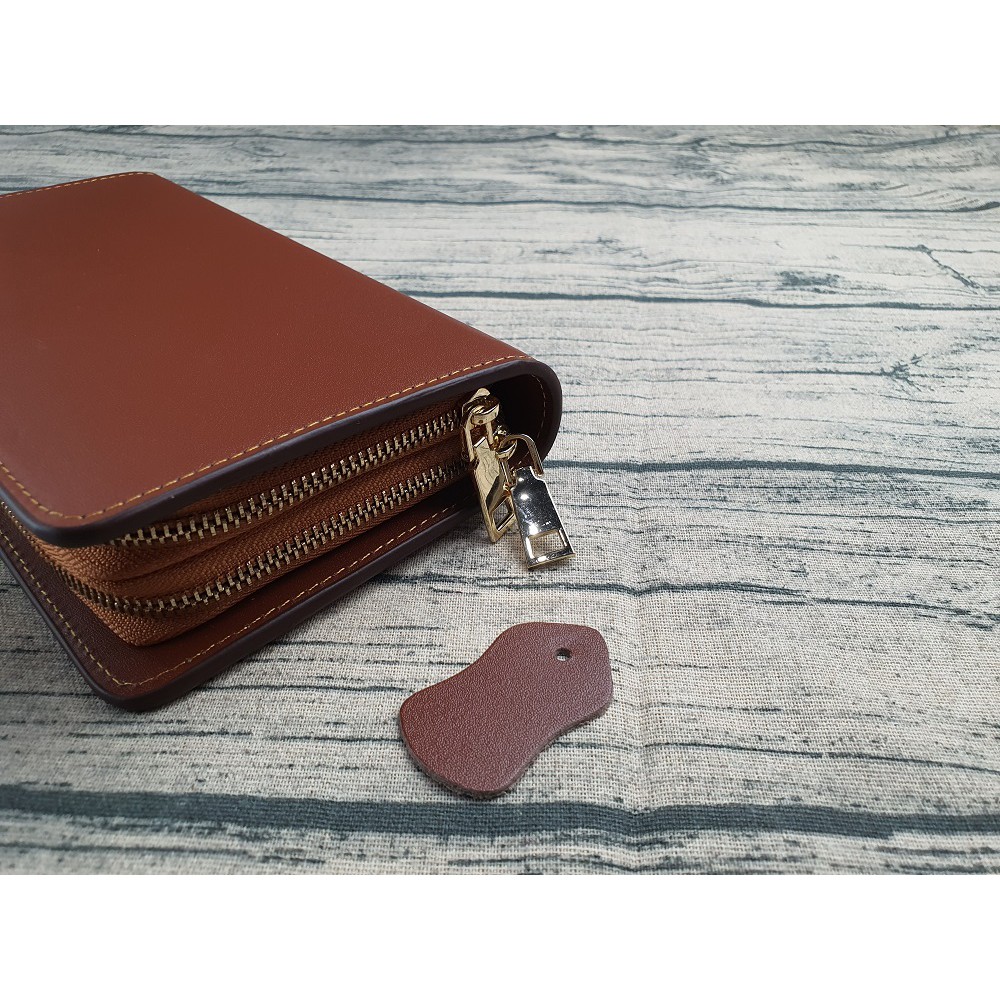 [Da thật] Ví Da Nam Cầm Tay  Clutch, Ví Công Sở, Da Trơn 2 Ngăn Khóa – CL124 - Bảo Hành 3 Năm | BigBuy360 - bigbuy360.vn