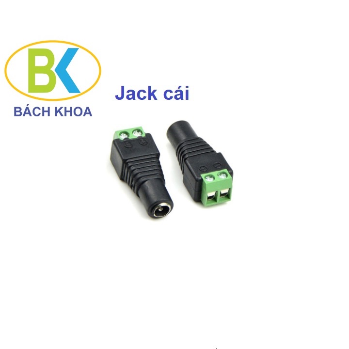 Bịch 100 cái Jack cắm nguồn DC đực cái 5.5x2.1