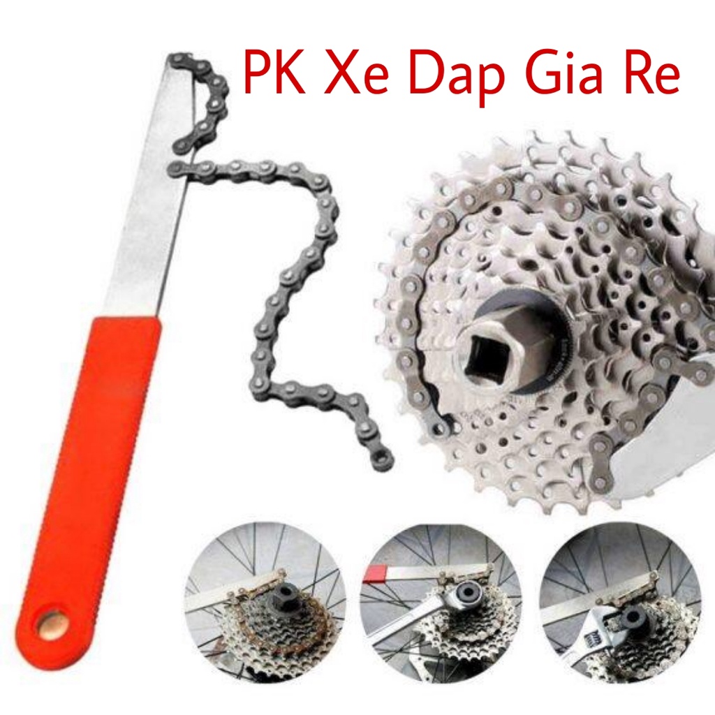 Cảo trục rỗng và vam giữ líp thả xe đạp, Dụng cụ giữ líp và tháo cốt rỗng xe đạp