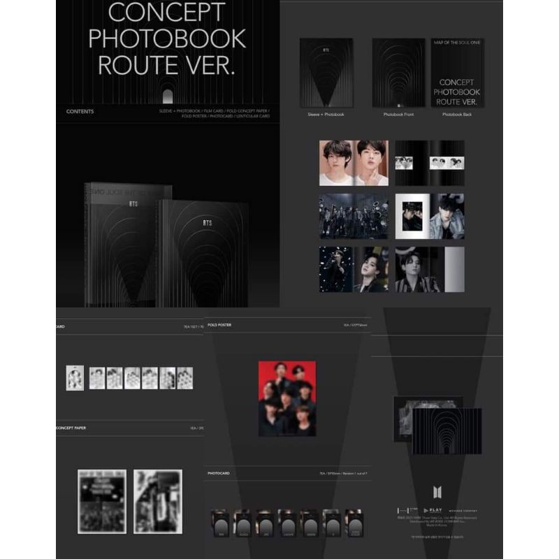 {order} ALBUM BTS CONCEPT PHOTOBOOK: ONE ảnh chính hãng