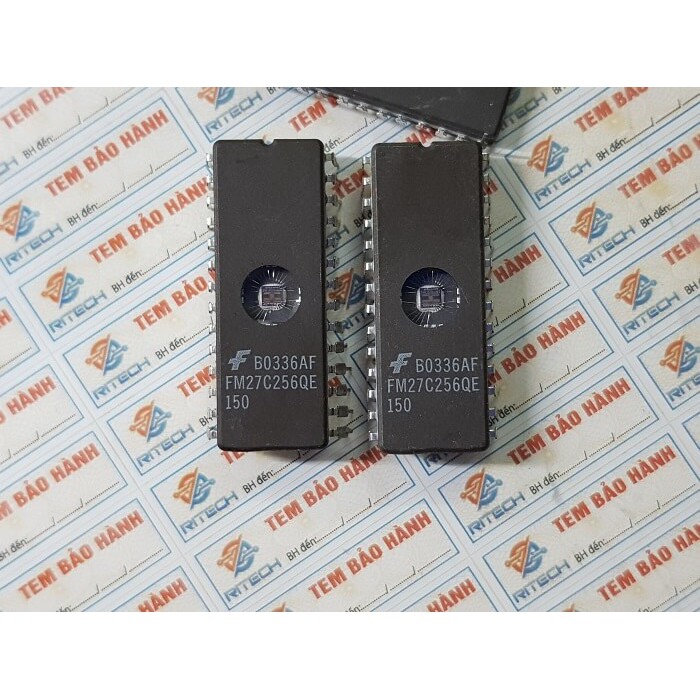 FM27C256QE-150, FM27C256QE 144-Bit (32K x 8) High Performance CMOS EPROM DIP-28