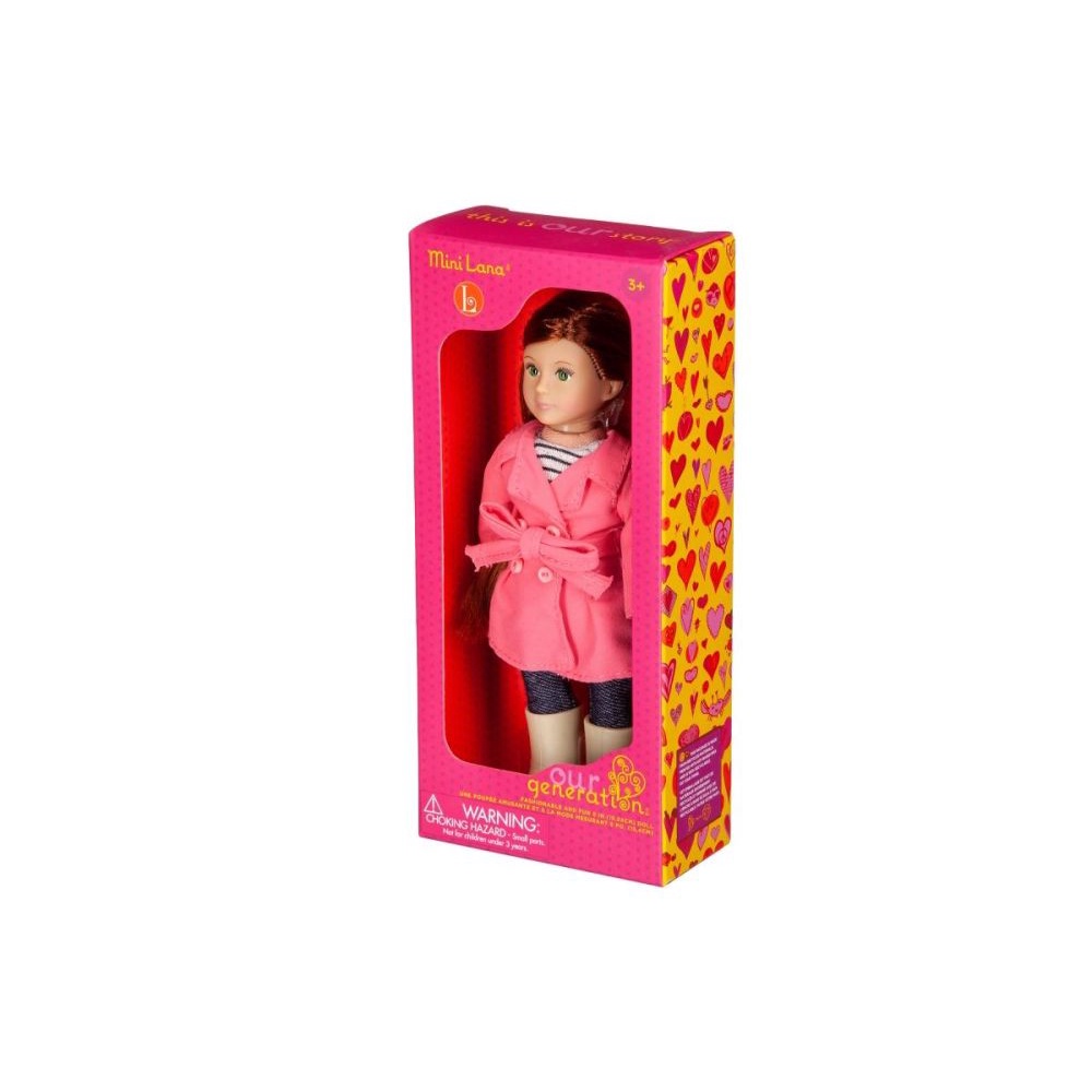 Đồ chơi búp bê Our Generation mini Lana - Búp bê thân mềm mini đến từ Canada