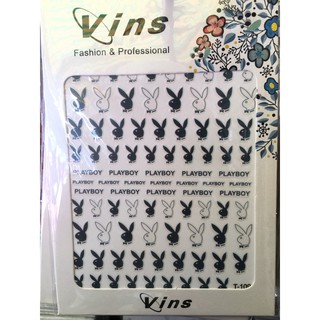 Sticker THỎ PLAYBOY( Thỏ đen ,Thỏ đen trắng ,Thỏ Vàng)