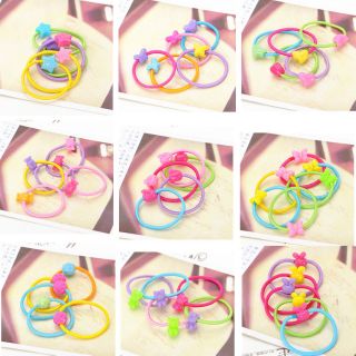 SET 20 CÁI CHUN CỘT TÓC CHO BÉ BUỘC TÓC ĐỦ MÀU CHO BÉ