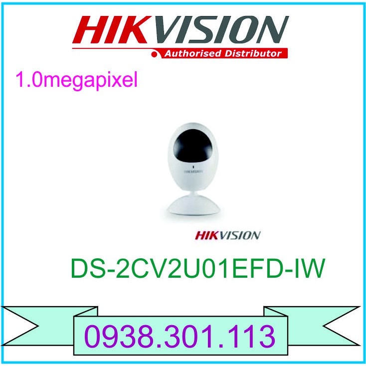 Camera cube 1MP đàm thoại 2 chiều DS-2CV2U01EFD-IW