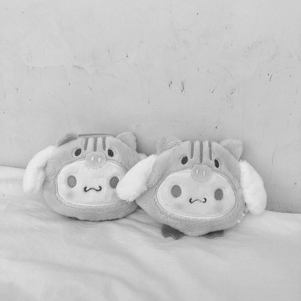 Móc Khóa Túi Xách Mini Hình Cinnamoroll Nhồi Bông Mềm Mại Đáng Yêu Phong Cách Nhật Bản