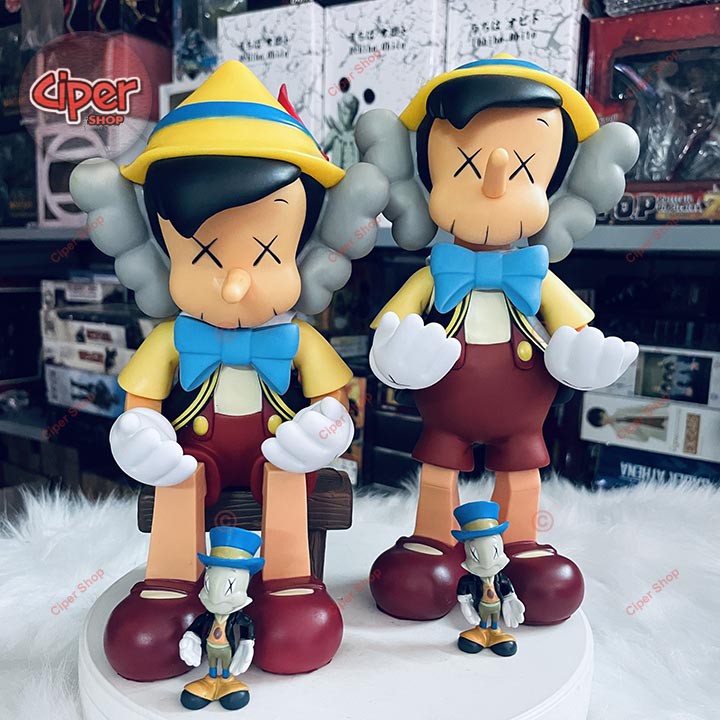 Mô hình Mand Kaws Pinocchio - Jiminy Cricket - Figure Mand kaws