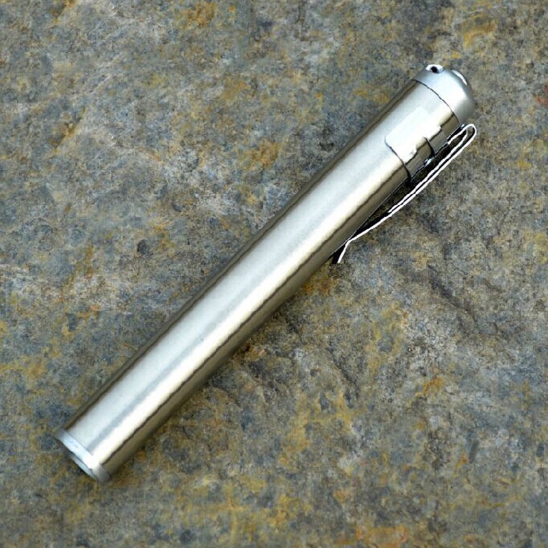 Đèn pin LED cầm tay mini vỏ bằng thép không gỉ | BigBuy360 - bigbuy360.vn