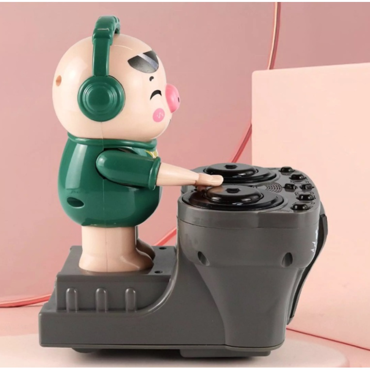 [Hàng Sẵn] Đồ chơi CHÚ HEO DJ SIÊU QUẬY - Chú heo chơi DJ năng động siêu dễ thương nhảy theo nhạc và đèn cho bé