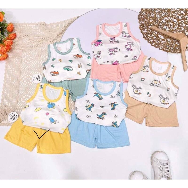 Bộ ba lỗ Minkymom cho bé
