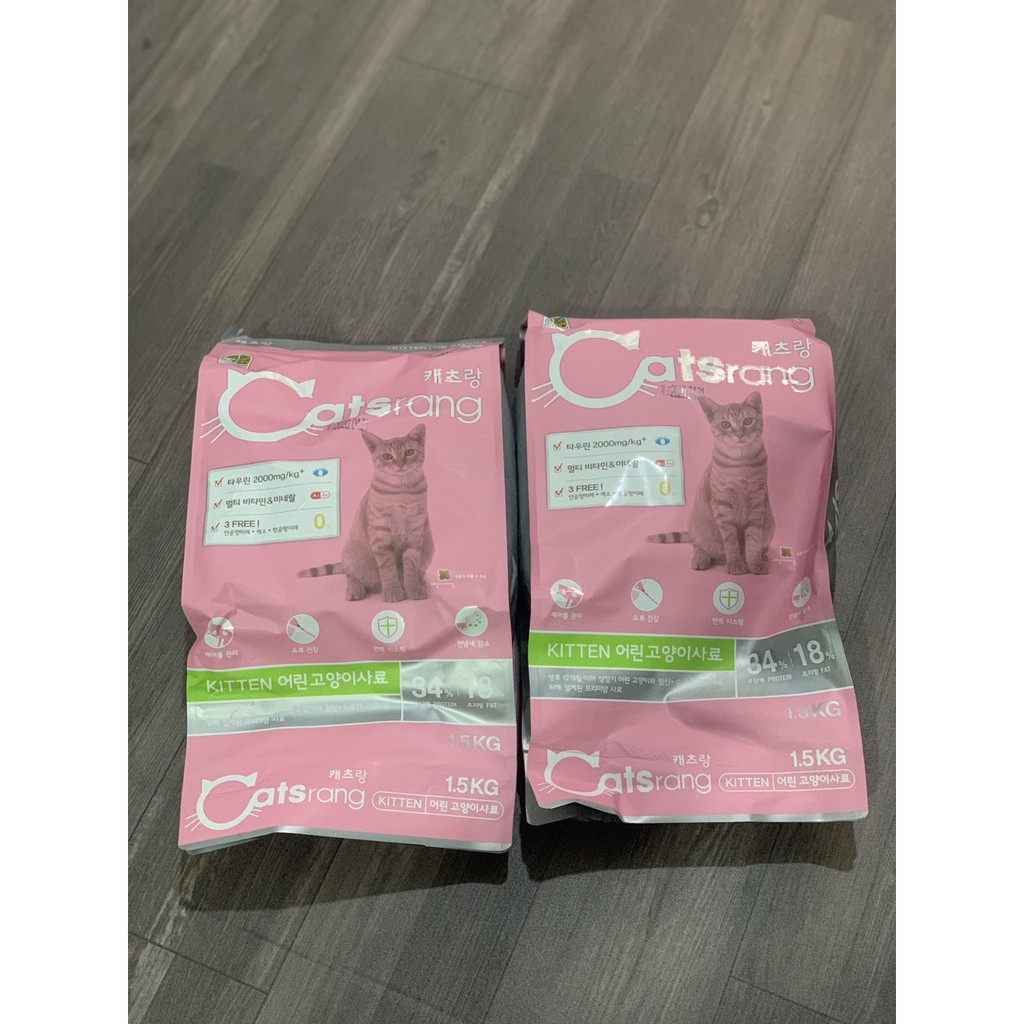 Hạt Catsrang Kitten cho mèo con 1.5kg  - Lida Pet Shop