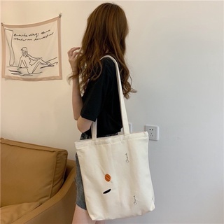 TÚI VẢI TÚI TOTE TRẮNG ULZZANG TÚI VẢI ĐEO VAI