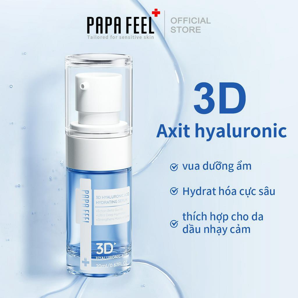 PAPA FEEL Serum cấp ẩm Da dưỡng ẩm/làm dịu Axit Hyaluronic 20ml