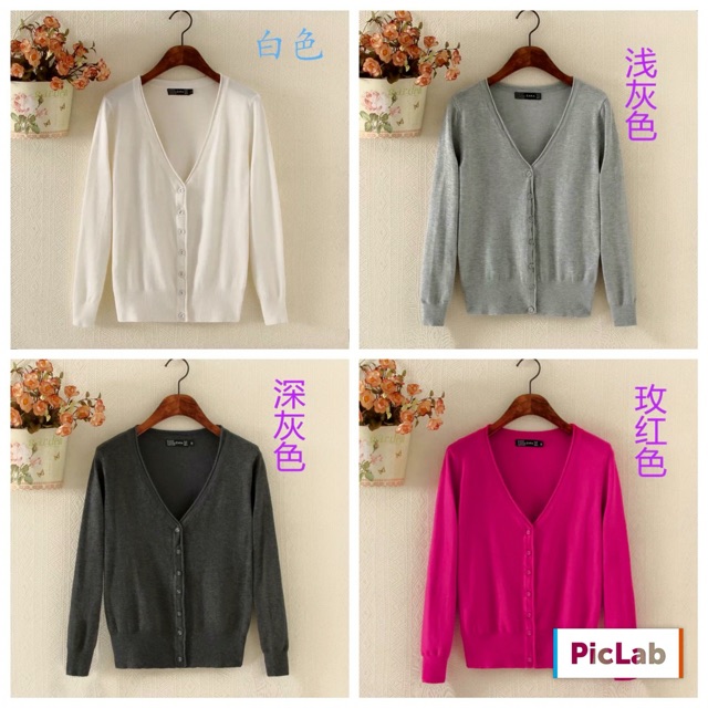 (ORDER) Áo len cardigan BIG SIZE (S-6XL) NoBrandYesWool