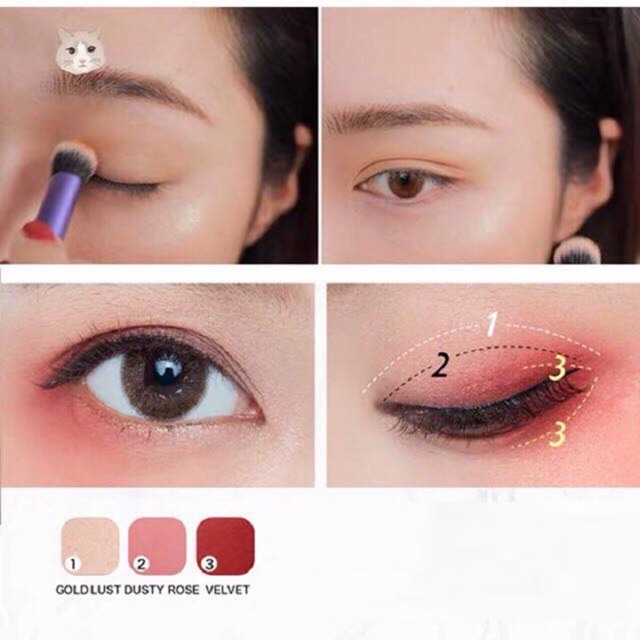 Bảng phấn mắt Lameila 12 màu vỏ trắng hàng nội địa Trung | BigBuy360 - bigbuy360.vn