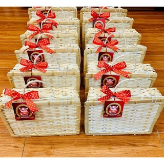 Xưởng sx- Hộp tre giỏ tre làn tre đựng quà mã 0044 - Tre VN