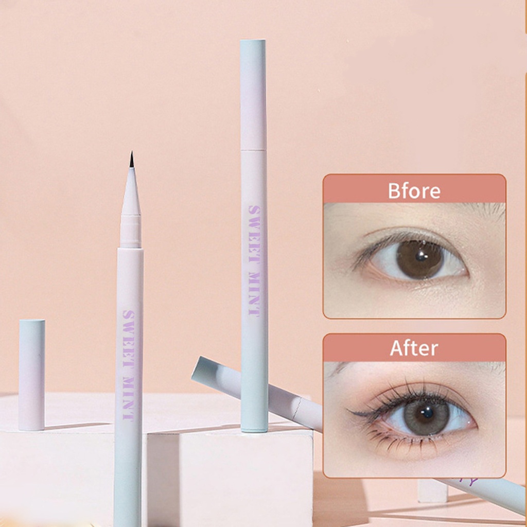 Bút kẻ bọng mắt GOGO TALES SWEET MINT nét mảnh Spirit Eye Three-dimensional Lying Eyeliner Gogotales GT309 GOGO93 BOBE04