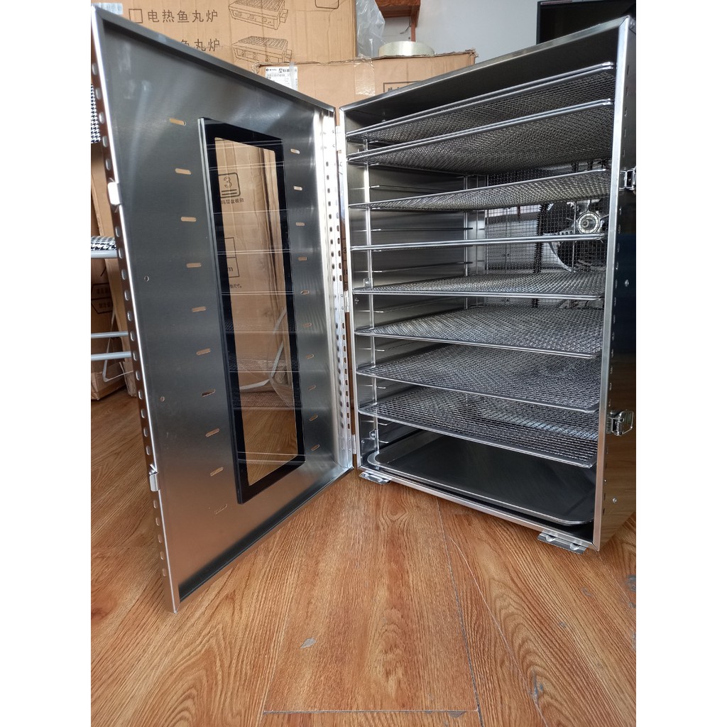 Máy sấy thực phẩm 16 khay inox 100%-máy sấy trái cây-sấy thảo dược