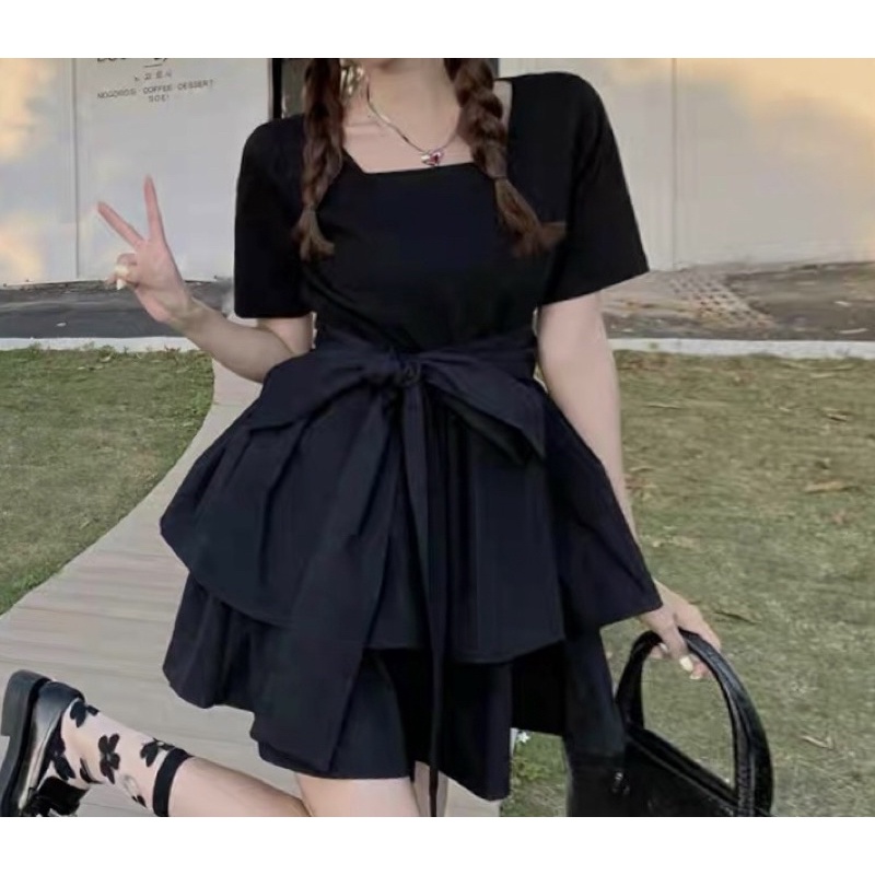 VÁY CỔ VUÔNG ĐUÔI TẦNG BIGSIZE 60-90KG KÈM ẢNH THẬT