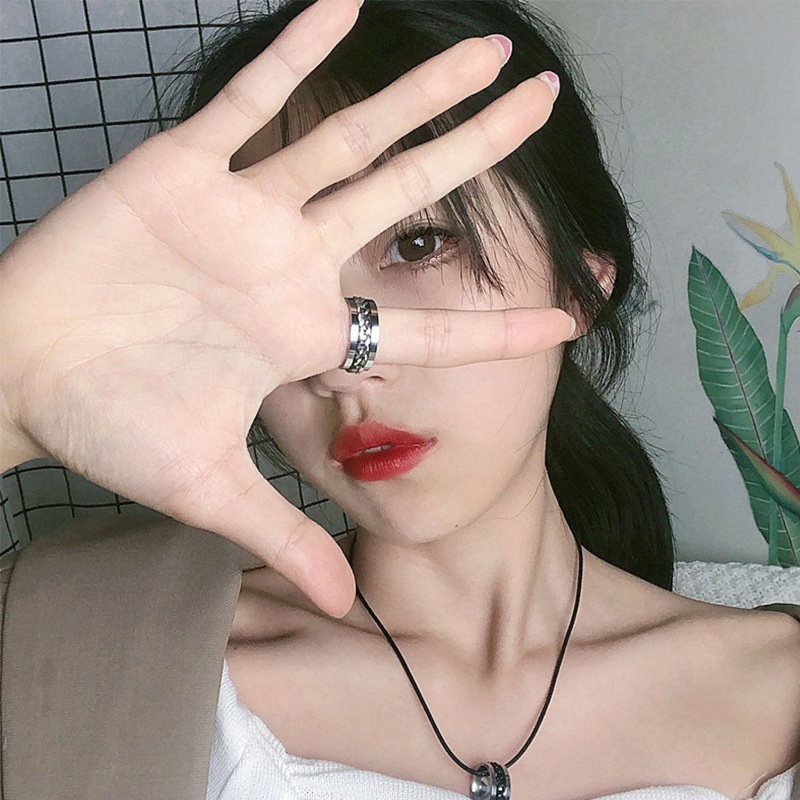 Tik Tok Nhẫn Mở Nắp Chai Bằng Thép Titan Không Phai Màu Đỏ