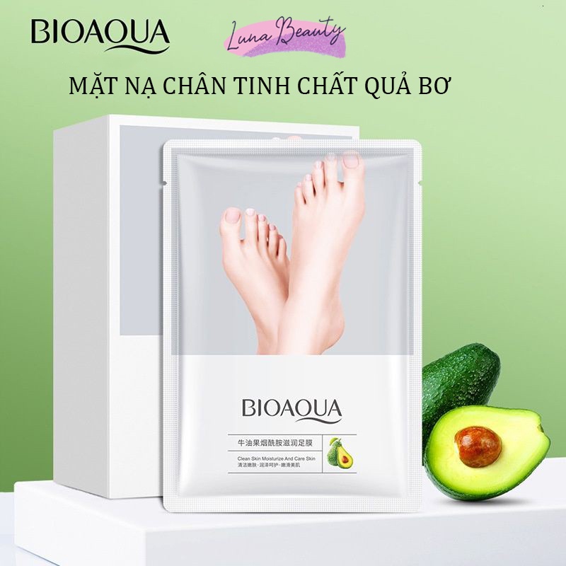 Mặt Nạ Chân, Mặt Nạ Ủ Chân Tinh Chất Quả Bơ Bioaqua Giúp Dưỡng Ẩm, Tẩy Tế Bào Chết, Làm Trắng Da, Foot Mask