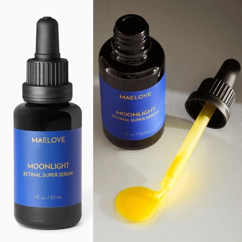 Tinh chất dưỡng da Maelove: Glow maker (vitCEF) - Nia 10(B3) - Hydrator B5 - Stargaze Retinol - Moonlight Retinal 30ml