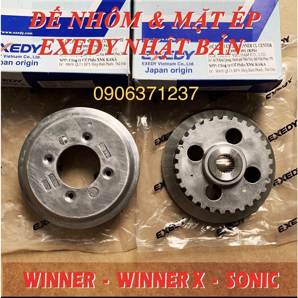 Cặp nhôm nồi xe Winner/ Sonic thương hiệu Exedy