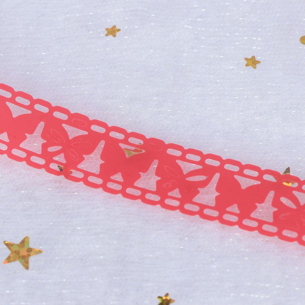 Cuộn Băng Keo Họa Tiết Hoa Lấp Lánh Dùng Trang Trí Sổ Tay DIY