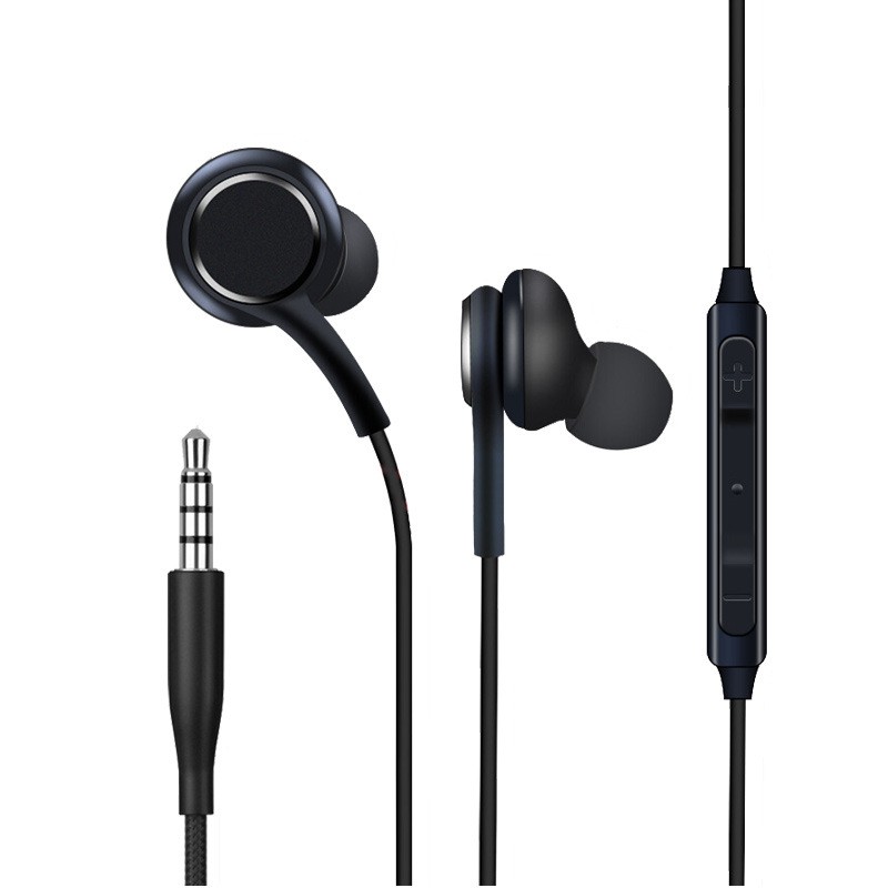 Tai nghe có dây thiết kế cho điện Samsung S8/S8+ AKG, chân cắm jack 3.5mm, thanh điều khiển ngoài tăng giảm âm lượng
