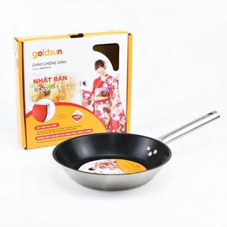 CHẢO INOX ĐÁY TỪ GOLDSUN GPP03-FF24 (24CM)