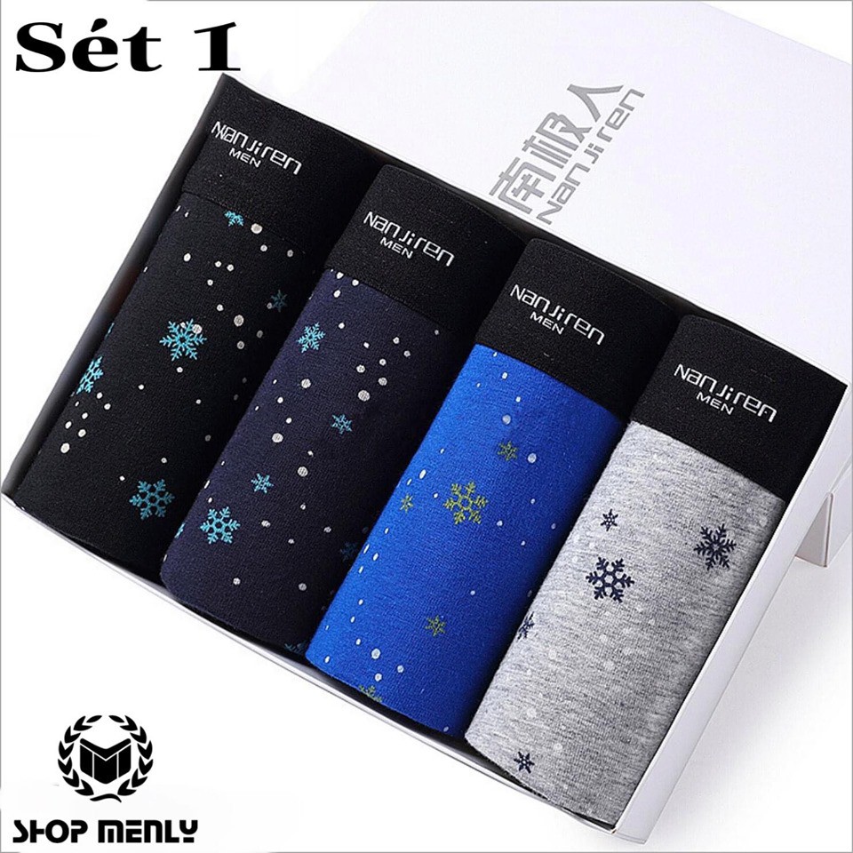 Combo 4 quần sịp đùi  FREESHIP  Quần Lót Nam Hàng Chất Lượng Cao