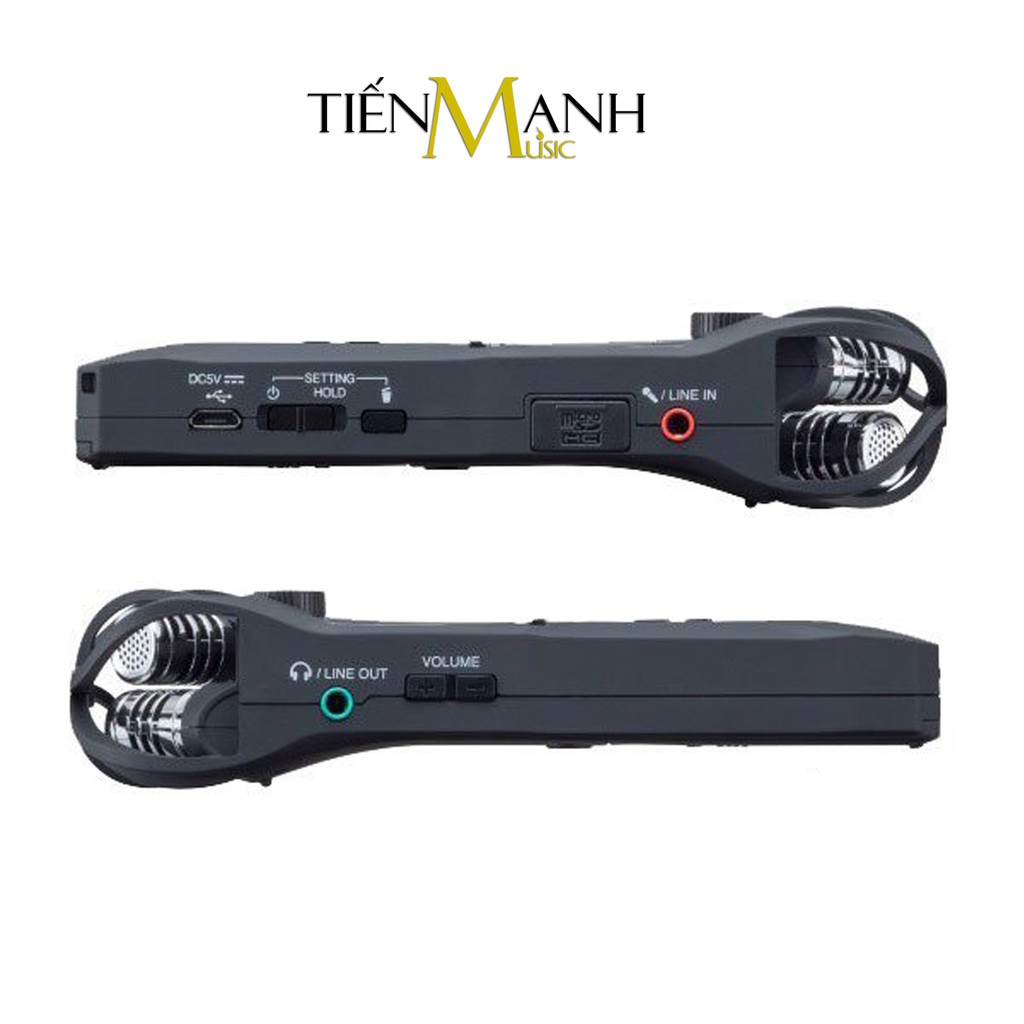 Máy Thu Ghi Âm Mic Zoom H1n - Thiết bị thu âm cầm tay kỹ thuật số Microphone Stereo Tiến Mạnh Music phân phối chính hãng