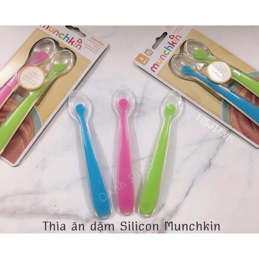 Thìa ăn dặm Silicon Munchkin