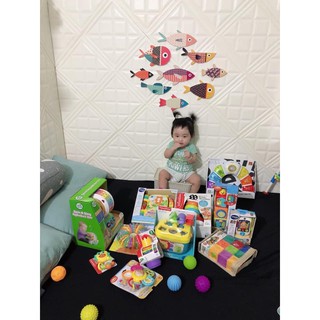 BỘ CÁ TREO TƯỜNG SET 9 CÁ BIGSIZE - TRANH CÁ DECOR ( có ảnh thật )