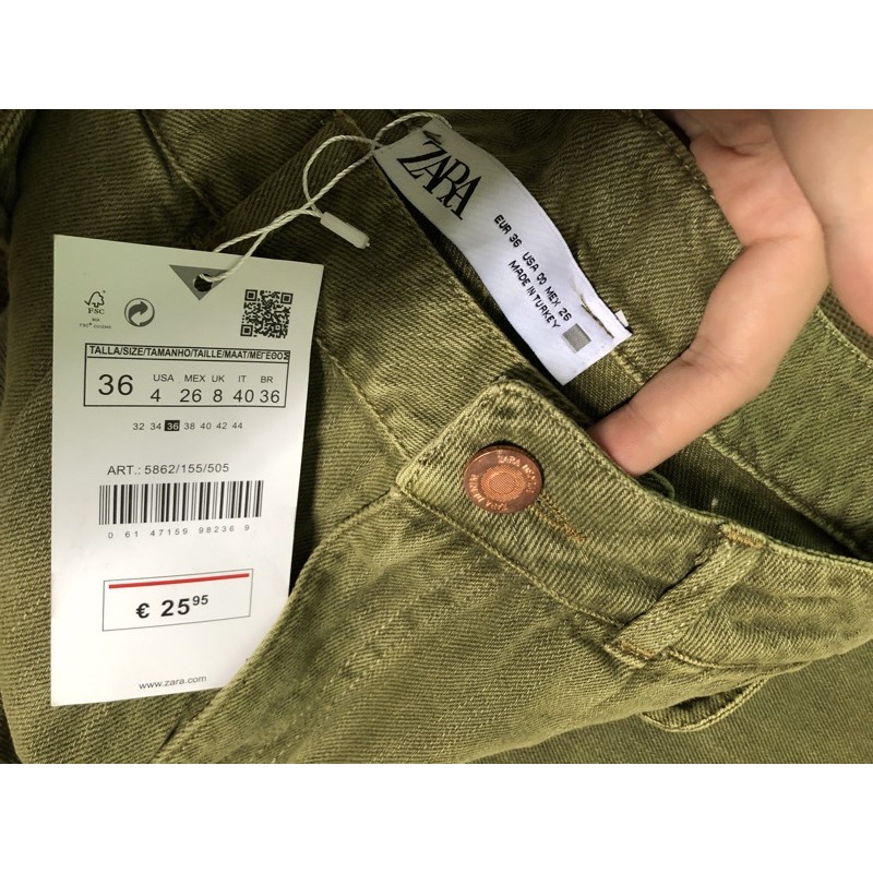 Quần slouchy ZR xanh rêu trendy 2020 (ảnh chụp thật) | BigBuy360 - bigbuy360.vn