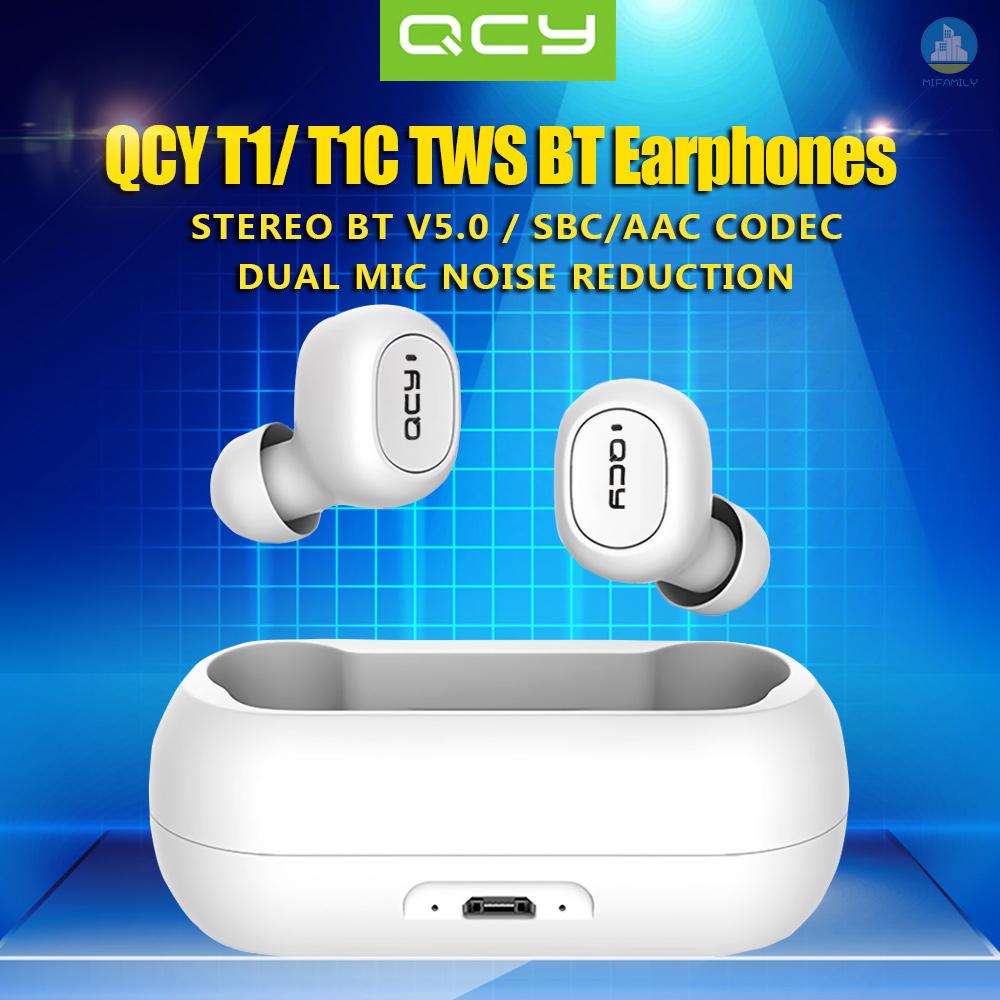 Tai Nghe Nhét Tai Qcy T1 T1C Youth Mini Dual V5.0 3d Chất Lượng Cao