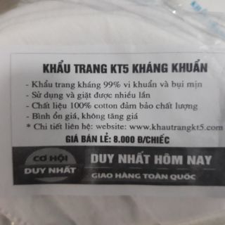 Set 5 Khẩu Trang KT 5