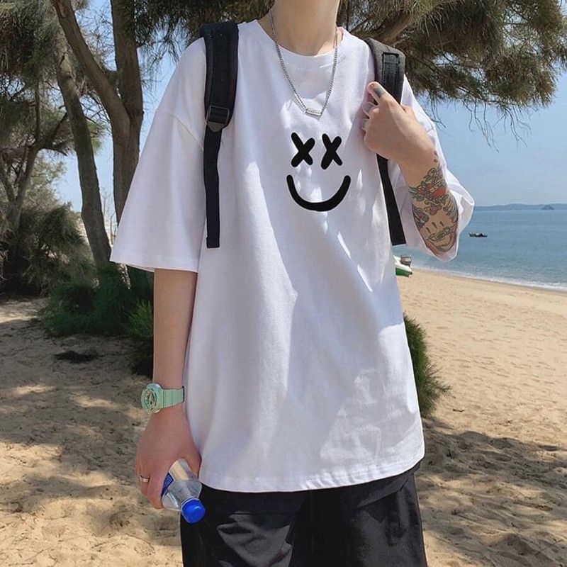 Áo Thun UNISEX Mặt Cười xx Chất cotton