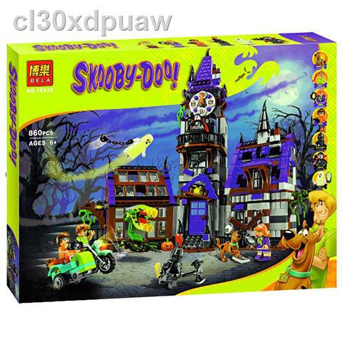 Tương thích với Lego 75904 Bole Scooby Doo Ngôi nhà bí ẩn Lâu đài lắp ráp khối đồ chơi 10432