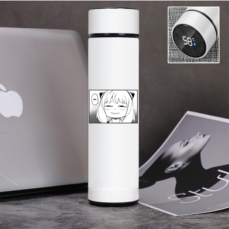 Bình giữ nhiệt đựng nước in hình Anya Gia Đình Điệp Viên Spy x Family tiện lợi xinh xắn anime chibi